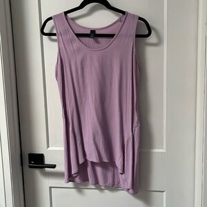 Gap lilac purple asymmetrical tank top